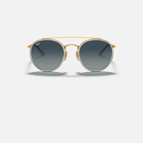 Round Double Bridge Raybans - Picture 2 of 5